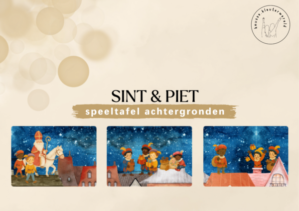 Sinterklaas achtergronden speeltafel