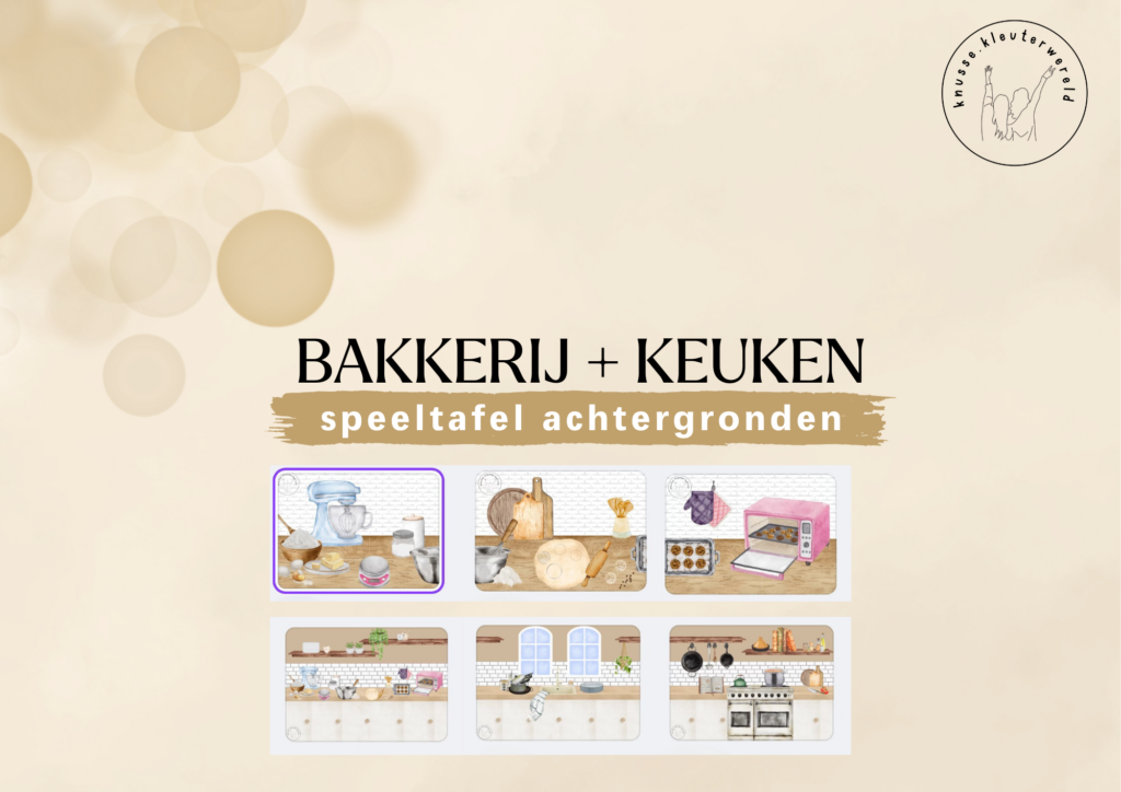 Bakkerij + keuken achtergronden