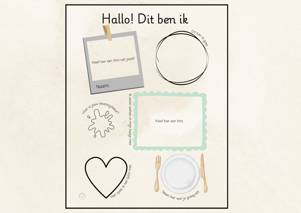 Hallo! Dit ben ik (klasvriendenboek)