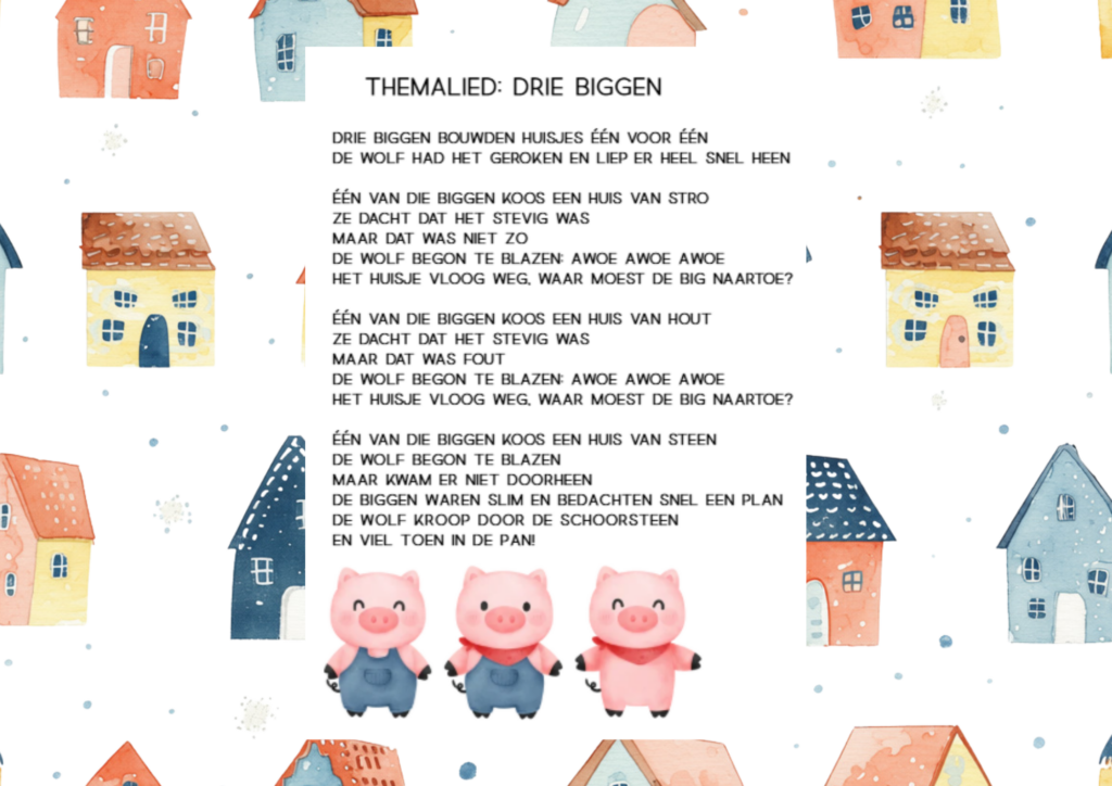 Liedje - Drie biggen