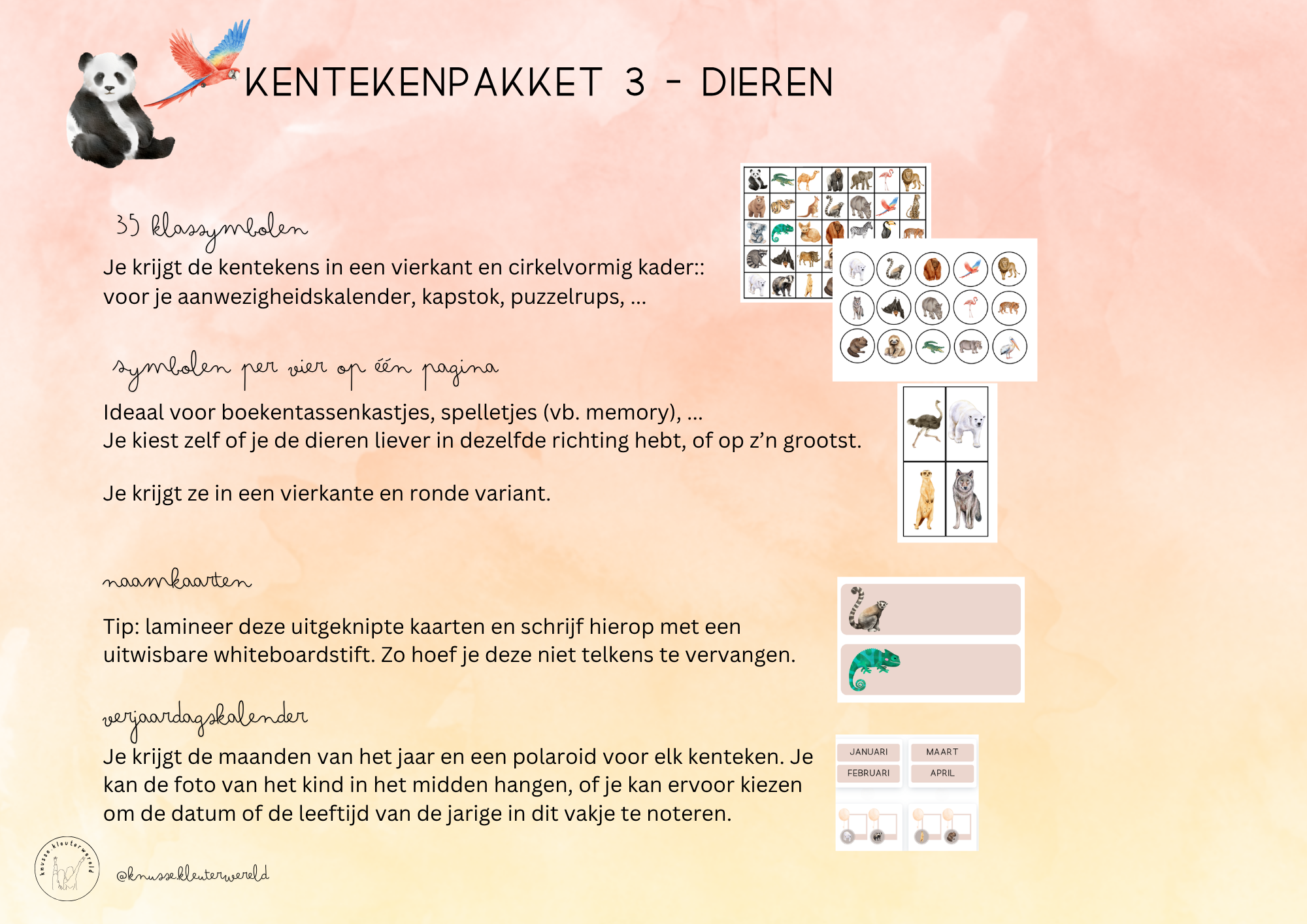 Kentekenpakket (3) dieren - Afbeelding 2