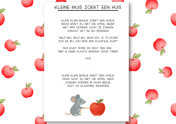 Liedje - Kleine muis zoekt een huis