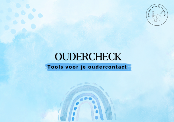 Oudercheck - tools voor je oudercontact