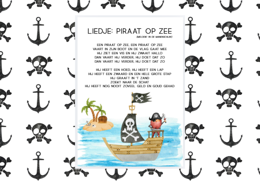 Liedje - Piraat op zee